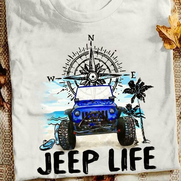 Jeep T Shirt Just Want To Drive My Jeep And Ignore All Of My Adult Problems - Picture 4 of 4